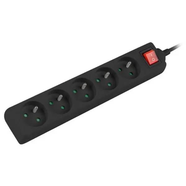 Prelungitor Lanberg 5 prize negru PS1-05E-0300-BK