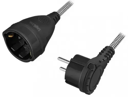 Prelungitor LogiLink LPS104, 3 m, 16 A (Negru)