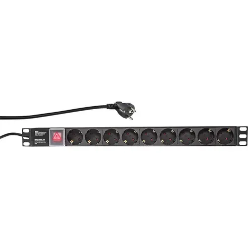 Prelungitor LogiLink PDU9C02, 9 prize, 2m