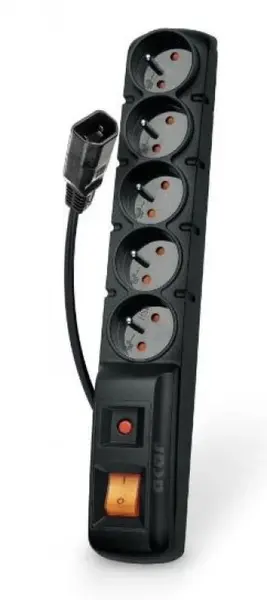 Prelungitor pentru UPS C14 cu 5 prize Schuko 1.5m, Acar F5