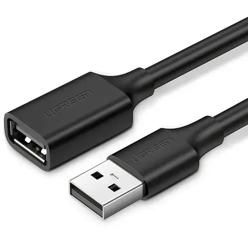 Prelungitor USB UGREEN US103, 1m, Negru