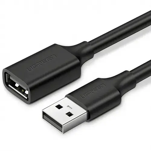 Prelungitor USB UGREEN US103, 5m, Negru