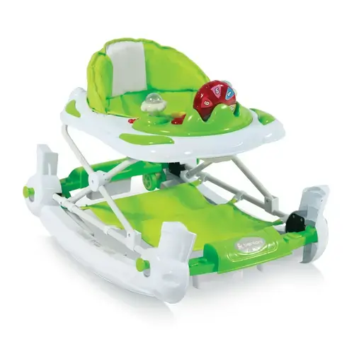 Premergator leagan School Lorelli, cu eurobaza, Verde, 65 x 72 x 50 cm