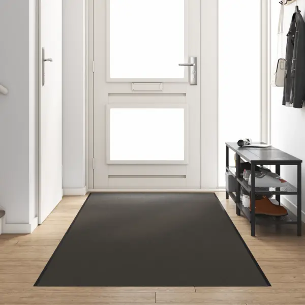 Pres de usa dreptunghiular in culoarea antracit, 120x400 cm