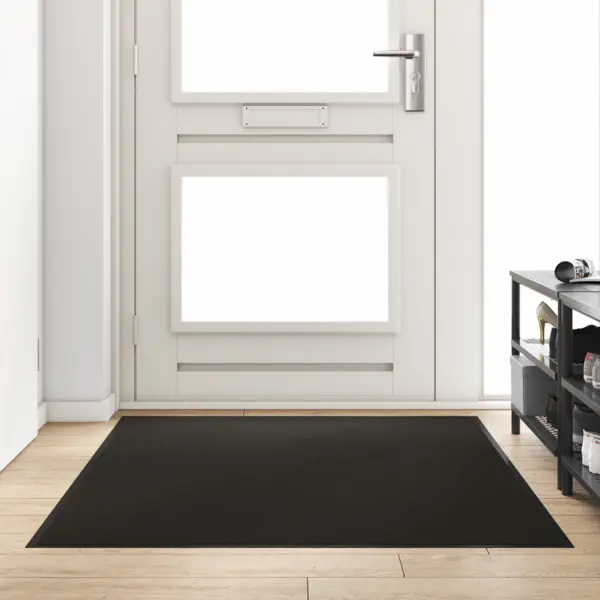 Pres de usa dreptunghiular negru 120x180 cm