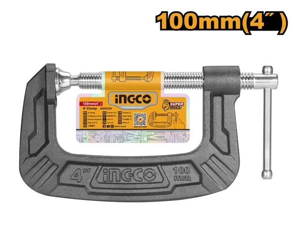 Presa Tip G 100mm INGCO HGC0104