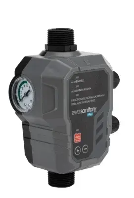 Prescontrol electronic inteligent 2.2 kW, 10 bar, afisaj digital, IP65, EvoSanitary 682860