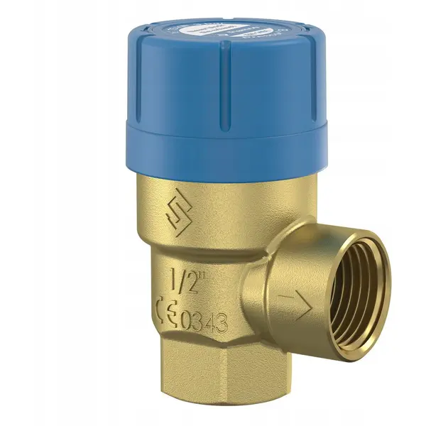 Prescor Supapa de siguranta pentru instalatii de apa calda menajera PRESCOR B HAW519, racord filet cilindric 3/4 inch, 6 bari 27110