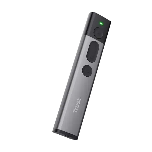 Presenter Wireless Trust Kazun, USB, conexiune wireless 30 metri (Gri)