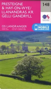 Presteigne & Hay-on-Wye / Llanandras A'r Gelli Gandryll. February 2016 ed, Sheet Map/Ordnance Survey