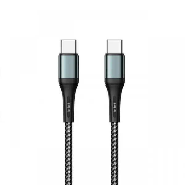 Prestico Cablu T10 Type-C la Type-C Fast Charge, PD, 60W, 1m, Negru