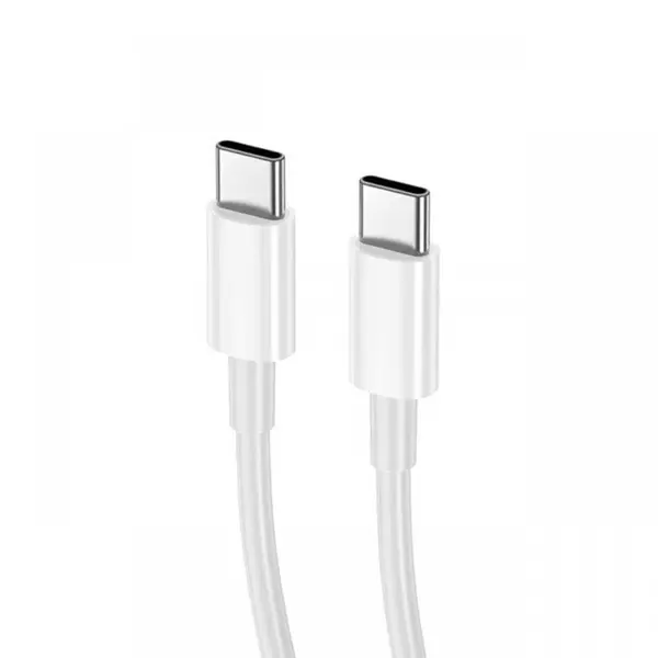 Prestico Cablu T5 Type-C la Type-C Fast Charge, PD, 60W, 1m, Alb