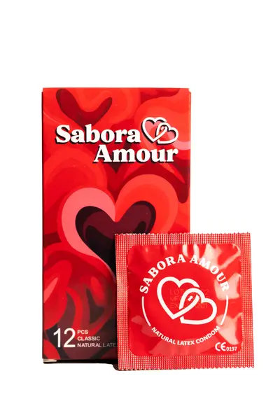 Prezervative din Latex 100% Natural Sabora Amour - Classic, Diametru 52 mm, 12 buc