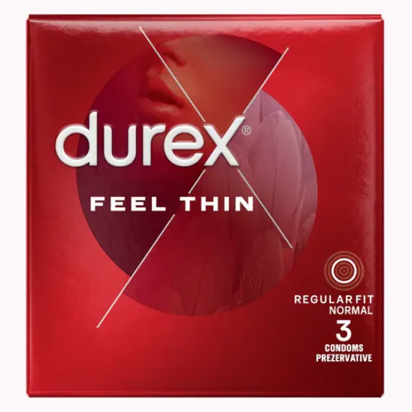 Prezervative Durex Feel Thin, Reckitt Benckiser | 3 buc