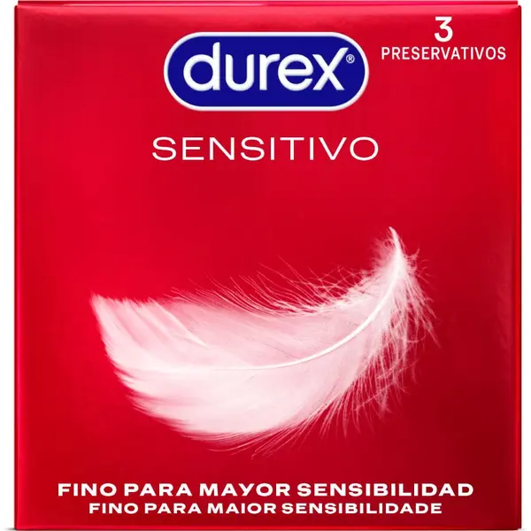 Prezervative Durex – Sensitivo, pentru sensibilitate sporită și contact natural, 3 bucăți