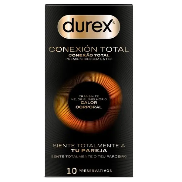 Prezervative DUREX – Total Connection, fără latex, extra lubrifiate, 10 bucăți
