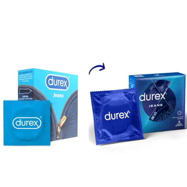 Prezervative Jeans, 4 bucati, Durex