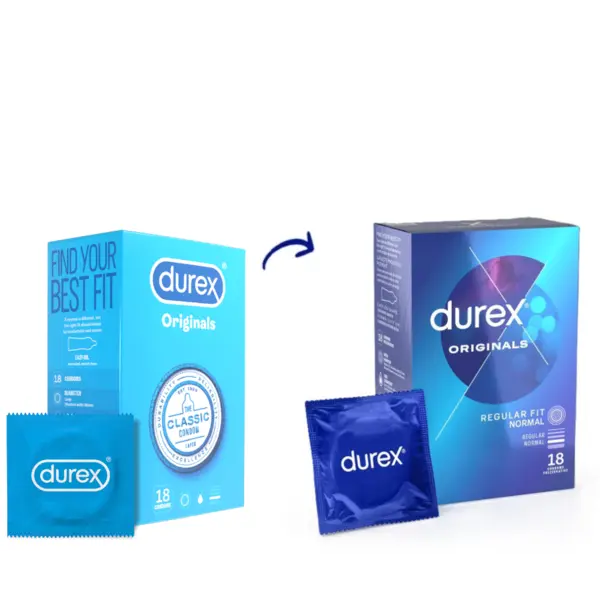 Prezervative Originals, 18 bucati, Durex