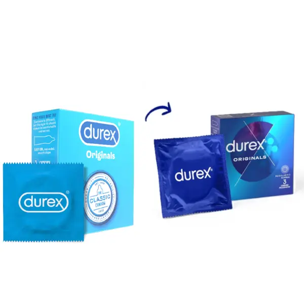 Prezervative Originals, 3 bucati, Durex