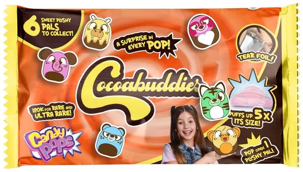 Prieten surpriză de pluș Candypops - Cocoabuddies, sortiment