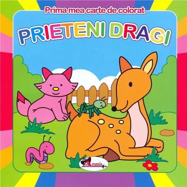 Prieteni dragi - prima mea carte de colorat |