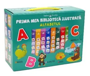 Prima mea biblioteca ilustrata. Alfabetul (cutie 8 carti)/***
