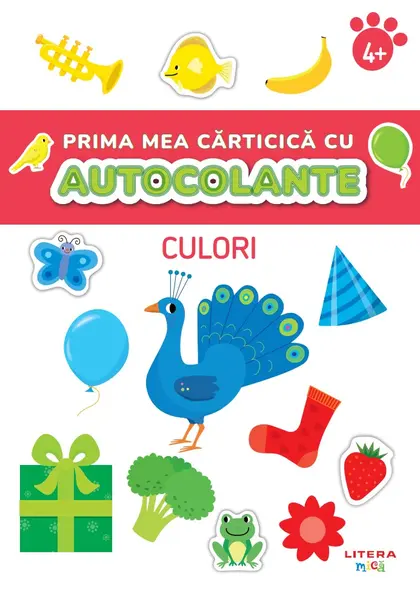 Prima mea carticica cu autocolante. Culori