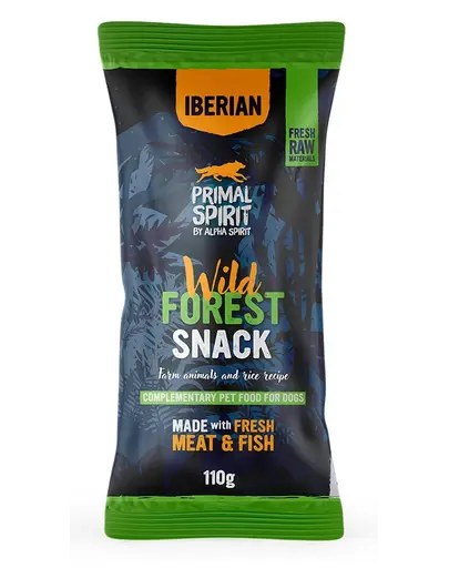 PRIMAL SPIRIT Snack pentru câini Iberian Wild Forest 110 g