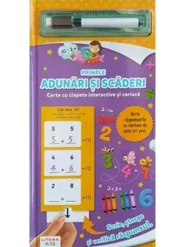 Primele adunari si scaderi. Carte cu clapete interactive si carioca/***