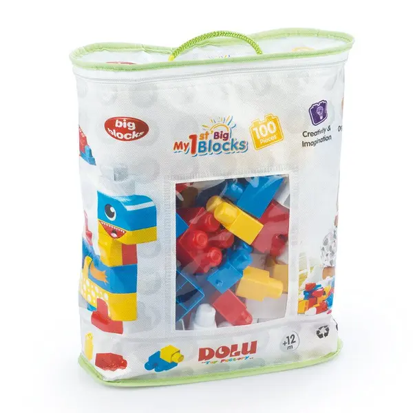 Primele cuburi de construit - 100 piese