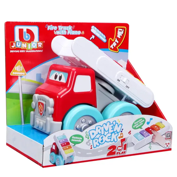 Primul meu camion cu instrumente muzicale, Bburago, Rosu