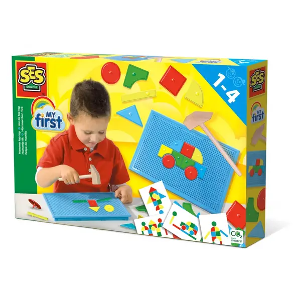 Primul meu joc creativ cu accesorii incluse Hammer Tap Tap, 1-4 ani
