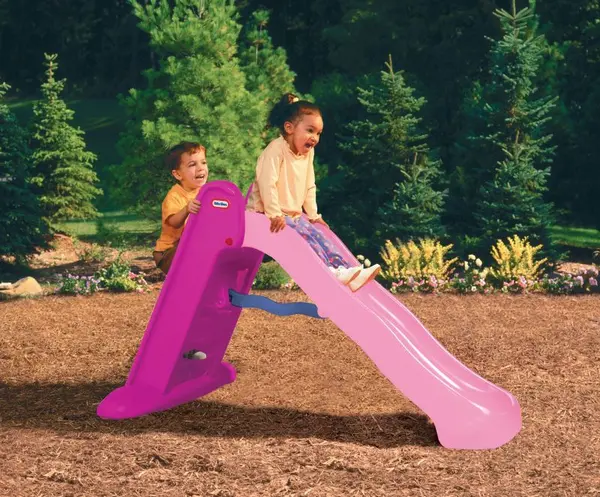 Primul meu tobogan roz Little Tikes