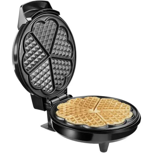 PRINCESS Aparat pentru preparat vafe Tristar Waffle WF-1160, 700 W, 5 Waffe, Termostat, Inox / Negru