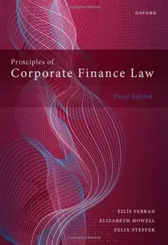 Principles of Corporate Finance Law. 3 Revised edition, Paperback/***