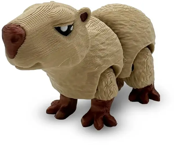 Print 3D de la 3D Morph Lab - Capibara, mini, bej