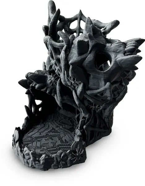 Print 3D de la 3D Morph Lab - Turn de zaruri, Coșmar, mic, alb-negru