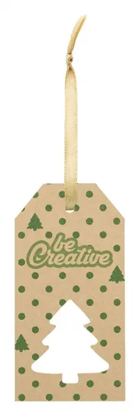 PrinTag Plus Eco etichetă cadou personalizată, stea - alb