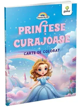 Printese curajoase. Carte de colorat/***