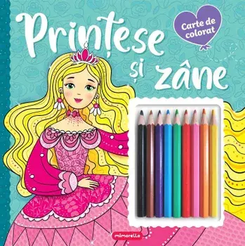 Printese si zane. Carte de colorat/***