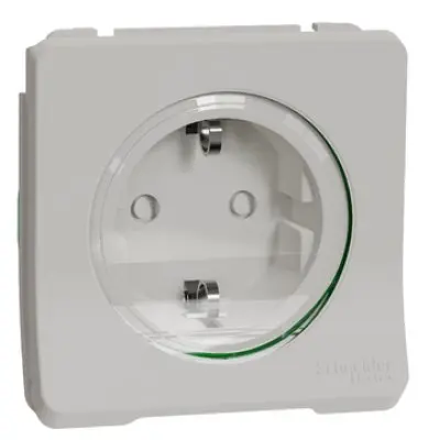 Priza 2P+E Mureva Schneider MUR39135 obt multi, 250v, 16A, IP55, alb
