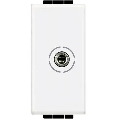 Priza audio-video jack 3.5 Living Light Bticino N4280, alb