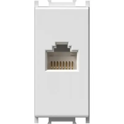 Priza CAT5e KS RJ45 8/8 1M MW, TEM Modul TEM-KM37MW-U