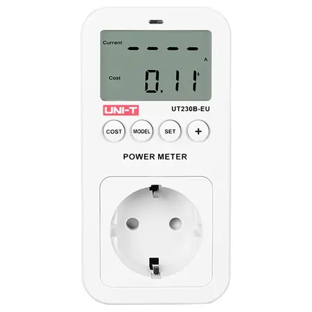 Priza cu Masurare Consum Energie Uni-T UT230B-EU, Tensiune Frecventa Putere, 16A Max