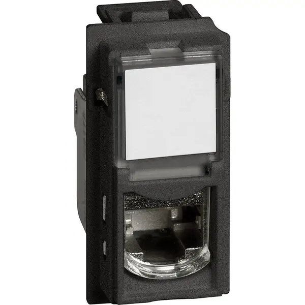 Priza date RJ45 Cat.6A Utp Bticino Living Now KG4279C6A, negru