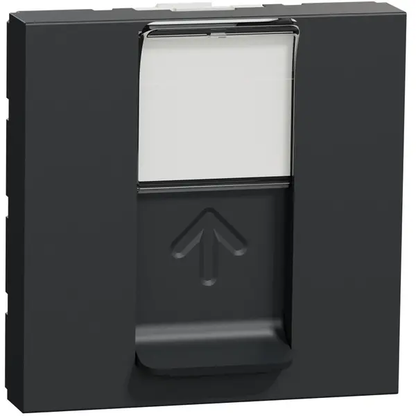 Priza date RJ45, CAT5 UTP, 2m Schneider Noua Unica NU341154, antracit
