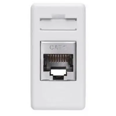 Priza date RJ45 CAT5E 1 modul Gewiss System GW20243, alb