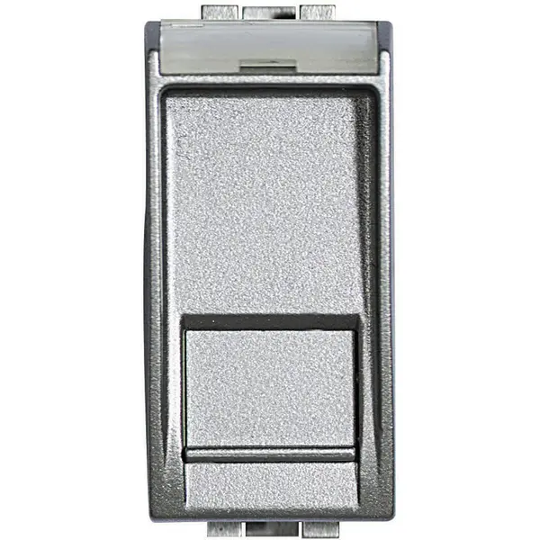 Priza date RJ45 Cat5e FTP Bticino Living Light NT4279C5F, argintiu