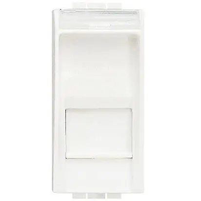 Priza date RJ45 CAT6 1 modul Living Light Bticino N4279C6, alb