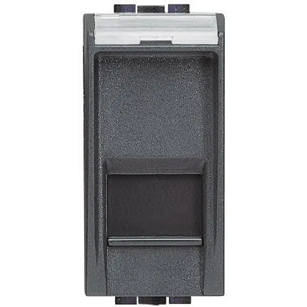 Priza date RJ45 Cat6 UTP Bticino Living Light L4279C6, antracit